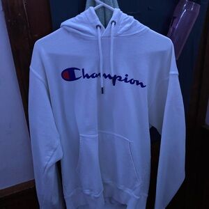 White Champion Hoodie